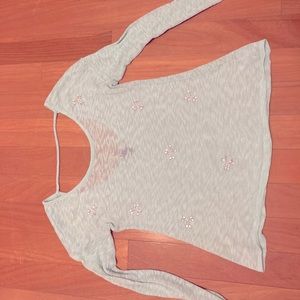 Aqua Snowflake Sweater